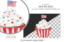 Load image into Gallery viewer, 4th of July Clipart