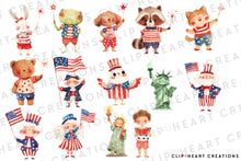 Load image into Gallery viewer, 4th of July Clipart