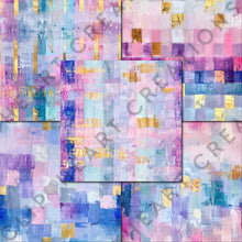 Load image into Gallery viewer, Abstract Checkered Pastels Seamless Digital Papers
