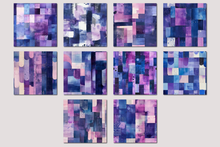 Load image into Gallery viewer, Abstract Purple Seamless Digital Papers