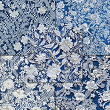 Load image into Gallery viewer, Blue Lace Seamless Digital Papers