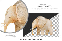 Load image into Gallery viewer, Boho Doodle Baby Clipart Collection