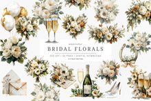 Load image into Gallery viewer, Bridal Florals Clipart