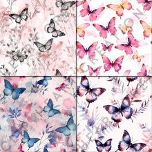Load image into Gallery viewer, Watercolor Butterfly Pattern Digital Papers