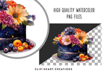 Load image into Gallery viewer, Watercolor Cake Clipart Collection