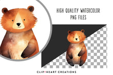 Load image into Gallery viewer, Camping Watercolor Clipart