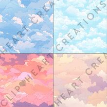 Load image into Gallery viewer, Dreamy Clouds Digital Papers