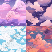 Load image into Gallery viewer, Dreamy Clouds Digital Papers