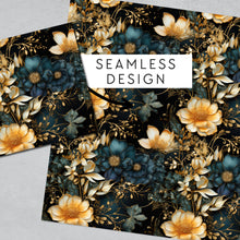 Load image into Gallery viewer, Darks Vintage Ephemera Seamless Digital Papers