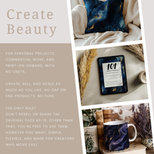 Load image into Gallery viewer, Dark Nebula Seamless Digital Papers