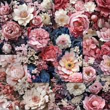 Load image into Gallery viewer, Romantic Floral Ephemera Seamless Digital Papers