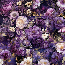 Load image into Gallery viewer, Purple Ephemera Seamless Digital Papers