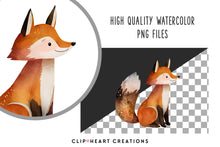 Load image into Gallery viewer, In the Forest Clip Art Watercolor Set