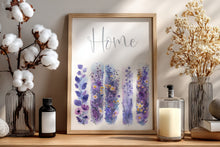 Load image into Gallery viewer, Purple Floral Brush Strokes