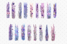 Load image into Gallery viewer, Purple Floral Brush Strokes