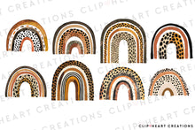 Load image into Gallery viewer, Watercolor Leopard Print Rainbows