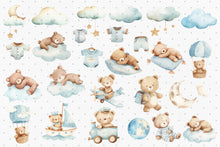 Load image into Gallery viewer, Little Blue Bear Clipart
