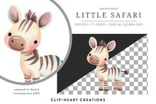 Load image into Gallery viewer, Little Safari Animals Clipart