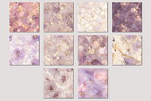 Load image into Gallery viewer, Mauve Marble Digital Papers