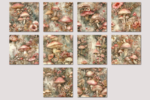 Load image into Gallery viewer, Mushroom Ephemera Digital Paper