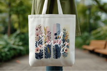 Load image into Gallery viewer, Navy Floral Brush Strokes