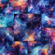 Load image into Gallery viewer, Watercolor Space Nebula Digital Papers