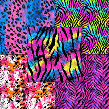 Load image into Gallery viewer, Neon Animal Print Seamless Digital Papers