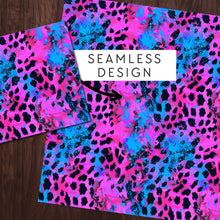 Load image into Gallery viewer, Neon Animal Print Seamless Digital Papers