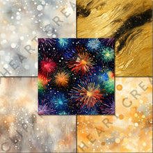 Load image into Gallery viewer, New Years Eve Seamless Digital Papers
