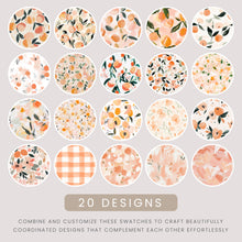 Load image into Gallery viewer, Peach Dream Digital Paper Pack