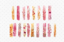 Load image into Gallery viewer, Pink Floral Brush Strokes