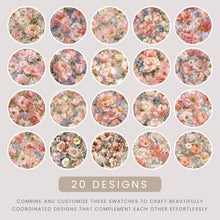 Load image into Gallery viewer, Pink Florals Digital Paper Pack