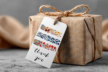 Load image into Gallery viewer, Red and Blue Floral Brush Strokes