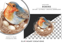 Load image into Gallery viewer, Robin Clipart Collection
