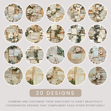 Load image into Gallery viewer, Romantic Script Digital Papers