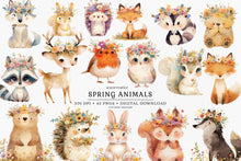 Load image into Gallery viewer, Spring Animals Clipart Collection