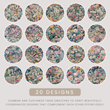 Load image into Gallery viewer, Spring Garden Floral Digital Paper Pack