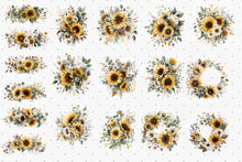 Load image into Gallery viewer, Sunflowers Clipart