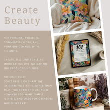 Load image into Gallery viewer, Vibrant Blooms Digital Paper Pack