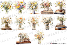 Load image into Gallery viewer, Wildflowers Clipart Collection