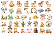 Load image into Gallery viewer, Wild West Clipart Collection