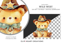 Load image into Gallery viewer, Wild West Clipart Collection