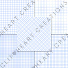 Load image into Gallery viewer, Buffalo Plaid Seamless Digital Papers - Baby Blue