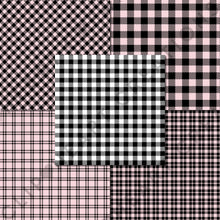 Load image into Gallery viewer, Buffalo Plaid Seamless Digital Papers - Baby Pink