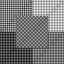 Load image into Gallery viewer, Buffalo Plaid Seamless Digital Papers - Black