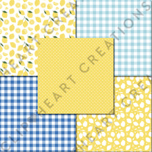 Load image into Gallery viewer, Lemon Seamless Digital Papers