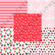Load image into Gallery viewer, Strawberry Seamless Digital Papers