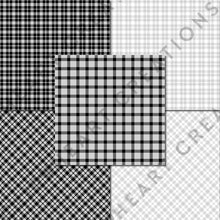 Load image into Gallery viewer, Buffalo Plaid Seamless Digital Papers - Grey