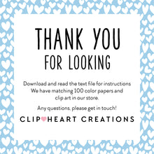 Load image into Gallery viewer, 100 Heart Pattern Papers (White)