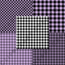 Load image into Gallery viewer, Buffalo Plaid Seamless Digital Papers - Lilac